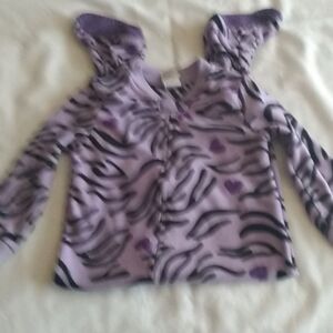 🎃 🐒Girls 3T, footie pajamas, purple hearts tiger
